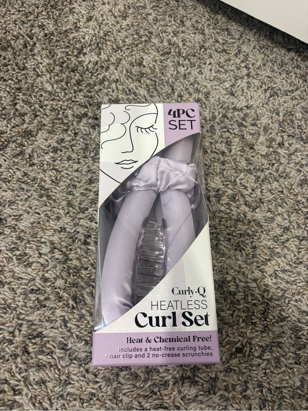 Heatless Curl Set - Lavender (4pc)
